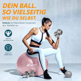 Fitness bal - Yoga bal - Pilates bal - Zwangerschapsbal - 85cm - Roze